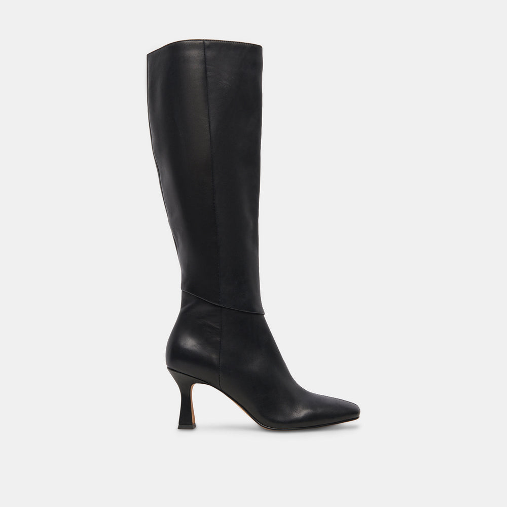 Gyra Extra Wide Calf Black Boots | Women Dolce Vita