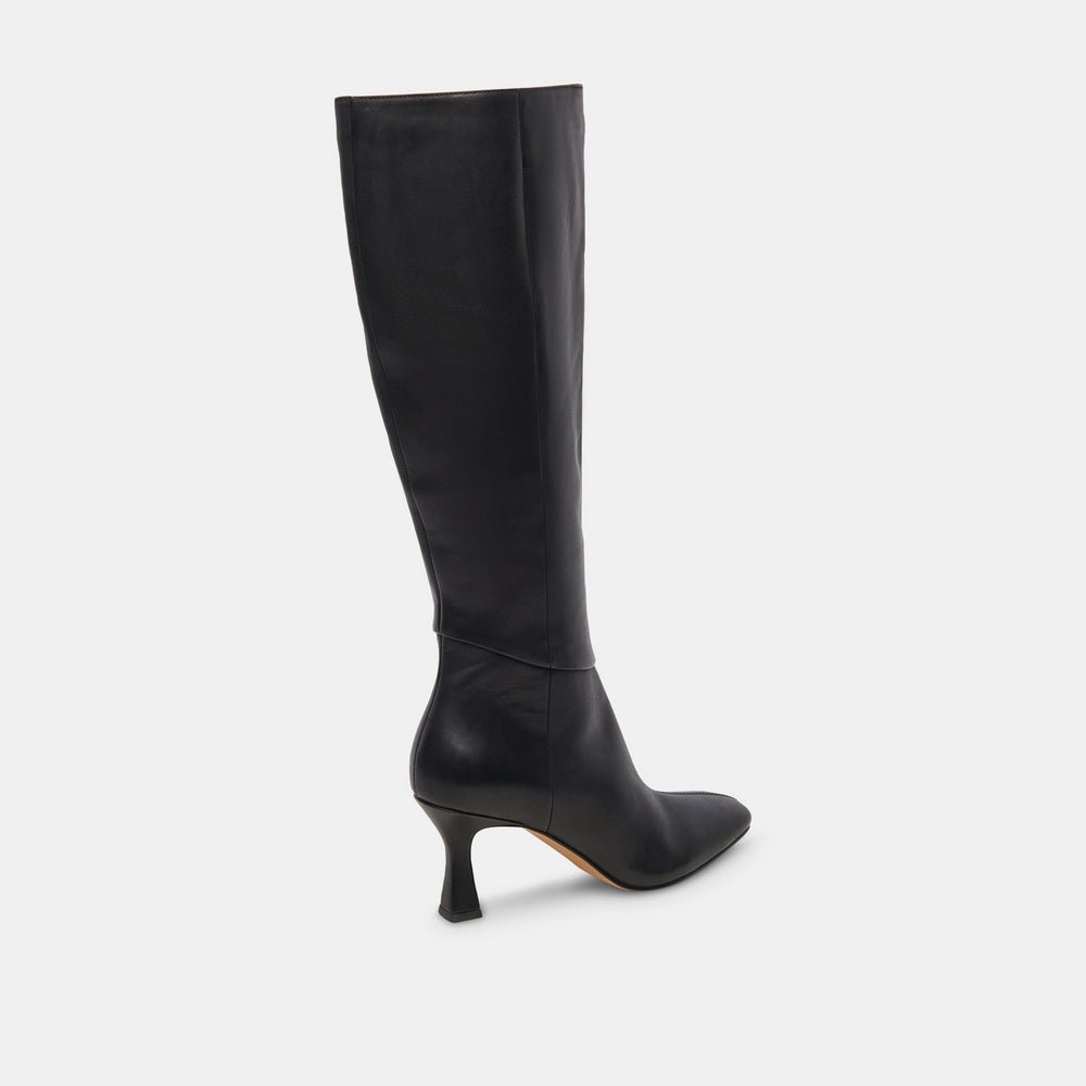 Gyra Extra Wide Calf Black Boots | Women Dolce Vita