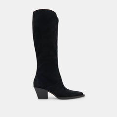 Raj Extra Wide Calf Onyx Suede Boots | Dolce Vita Women