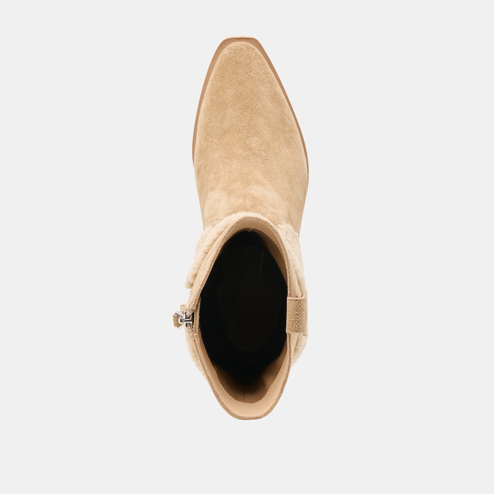 Salil Plush Dk Taupe Suede Boots | Women Dolce Vita