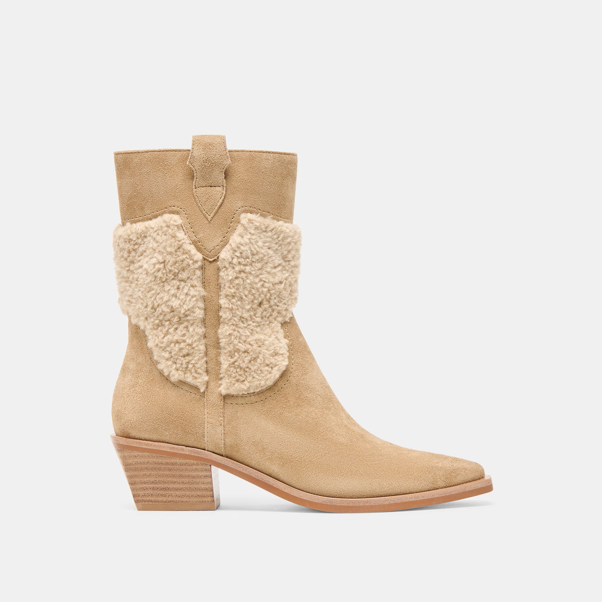 Salil Plush Dk Taupe Suede Boots | Women Dolce Vita