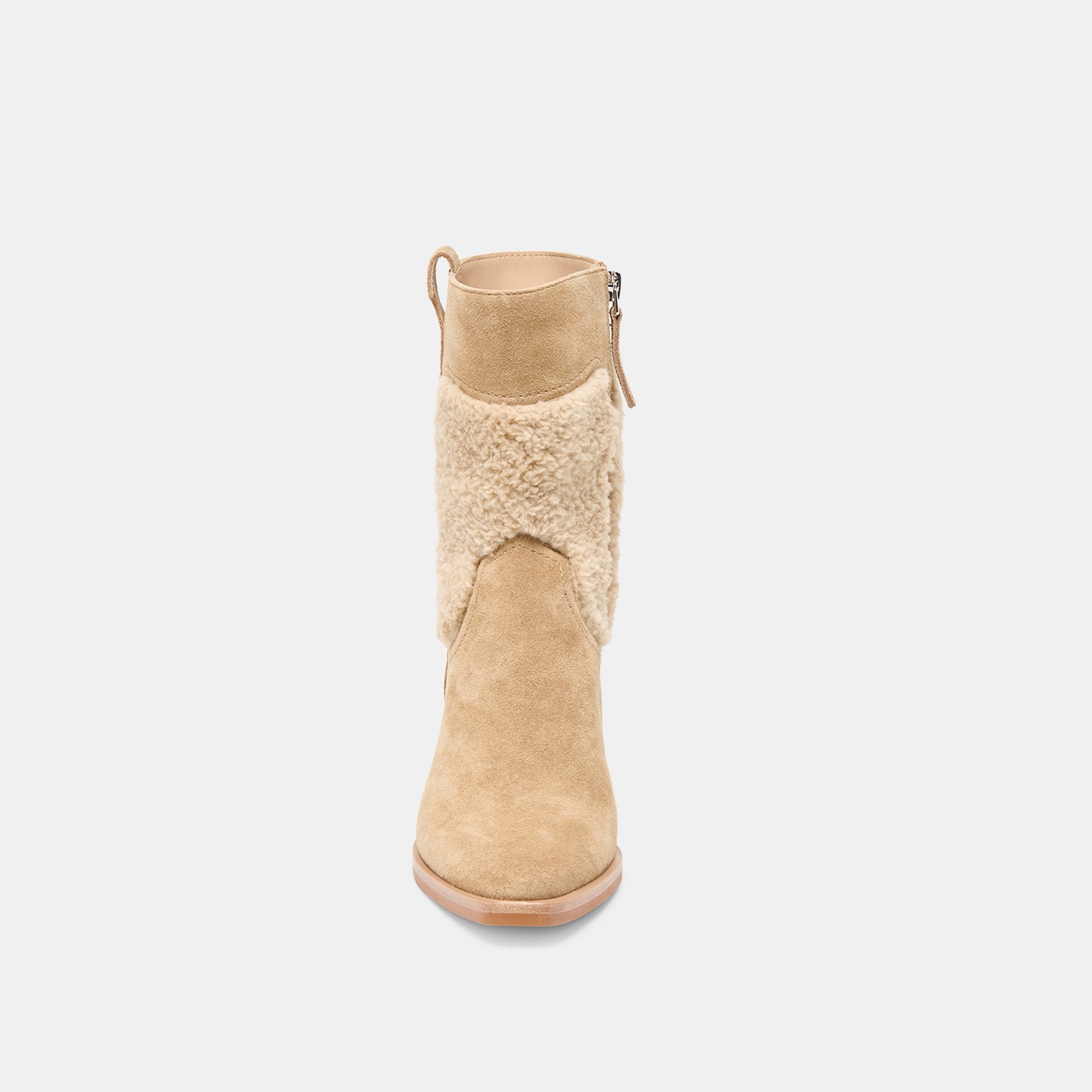 Salil Plush Dk Taupe Suede Boots | Women Dolce Vita