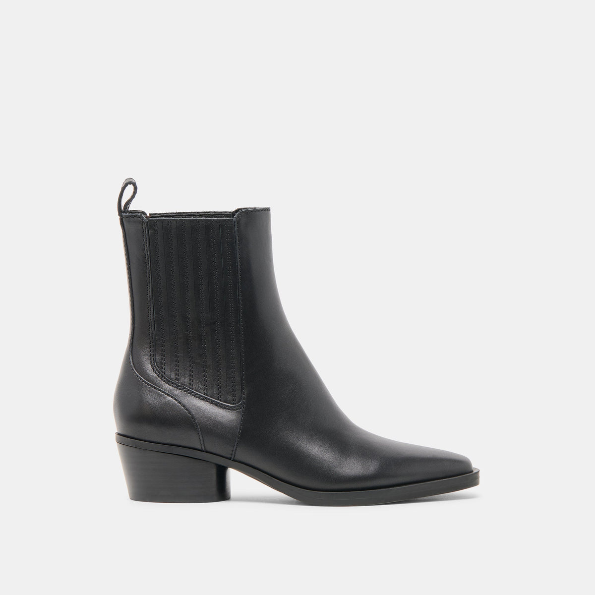Faint H2O Waterproof Black Leather Booties | Dolce Vita Women