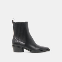 Faint H2O Waterproof Black Leather Booties | Dolce Vita Women