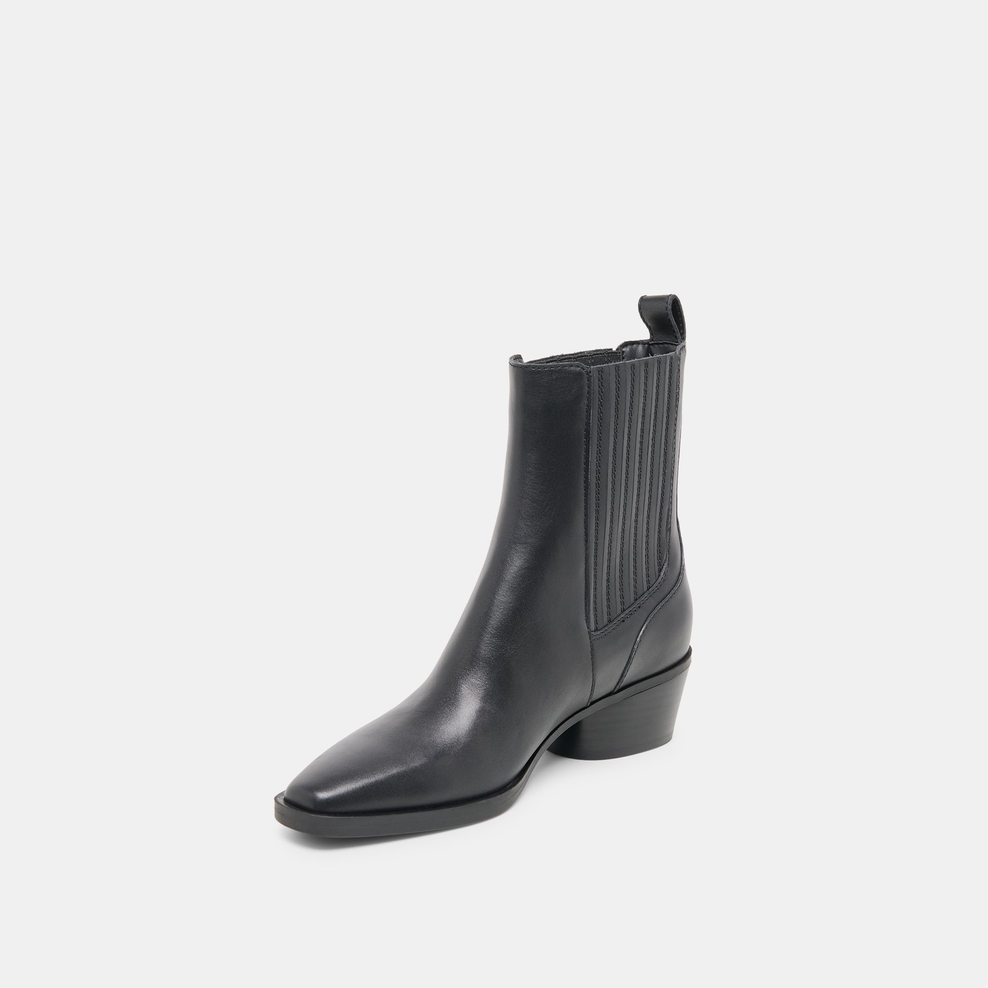 Faint H2O Waterproof Black Leather Booties | Dolce Vita Women