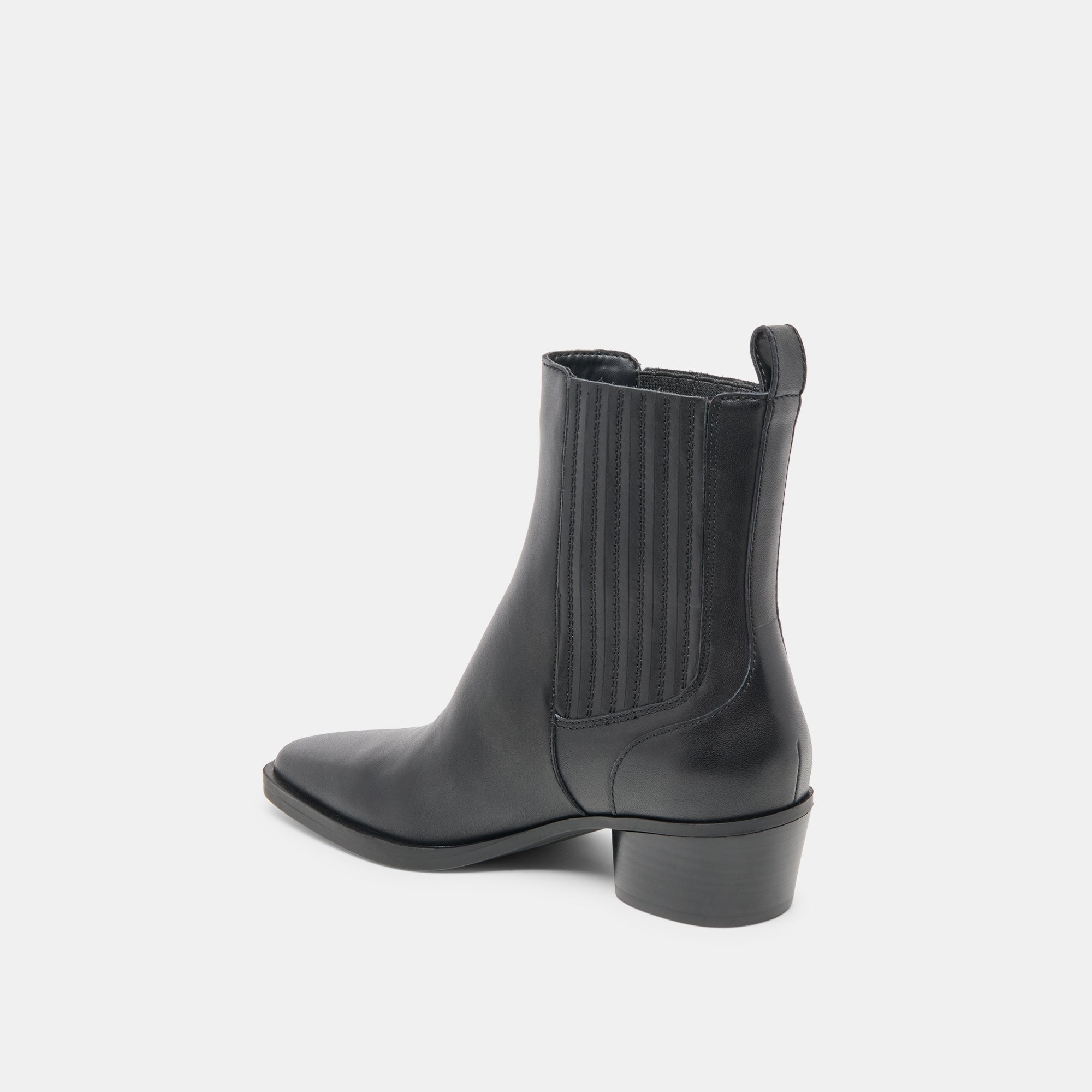 Faint H2O Waterproof Black Leather Booties | Dolce Vita Women