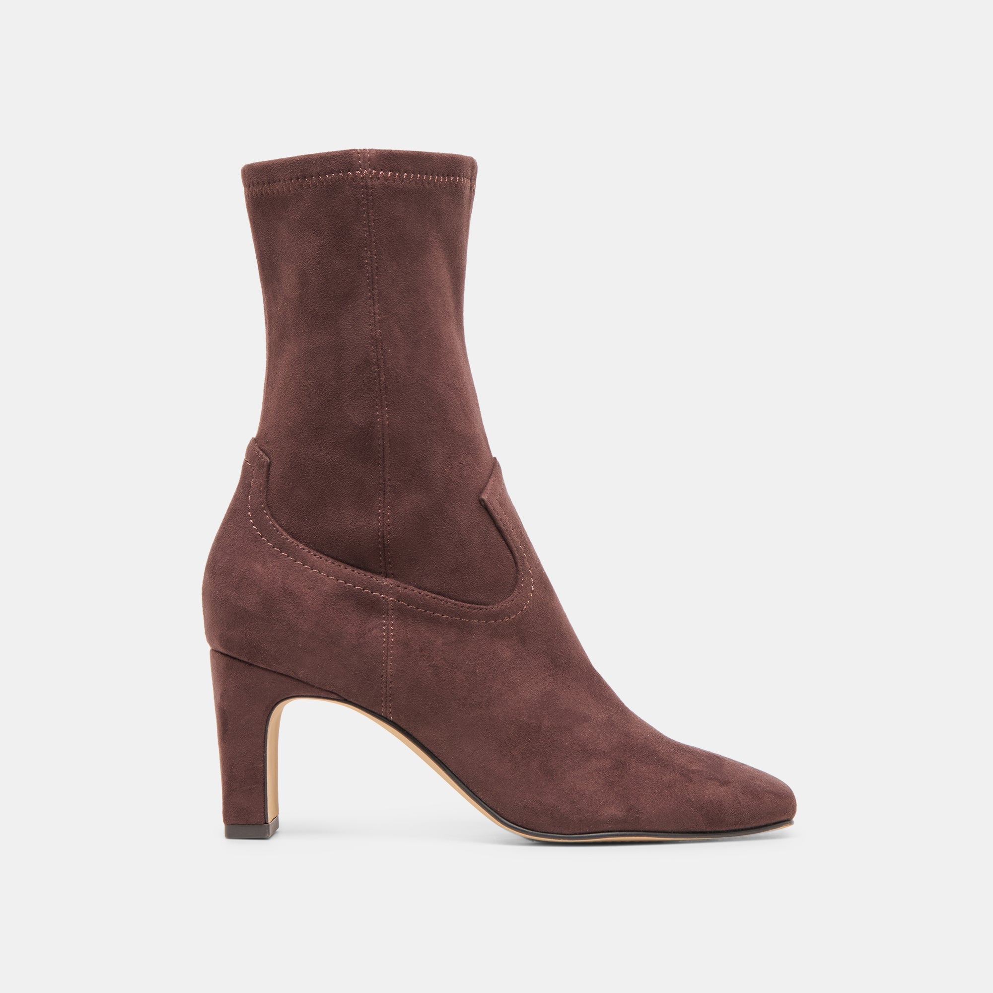 Roan Mahogany Stella Suede Boots | Women Dolce Vita