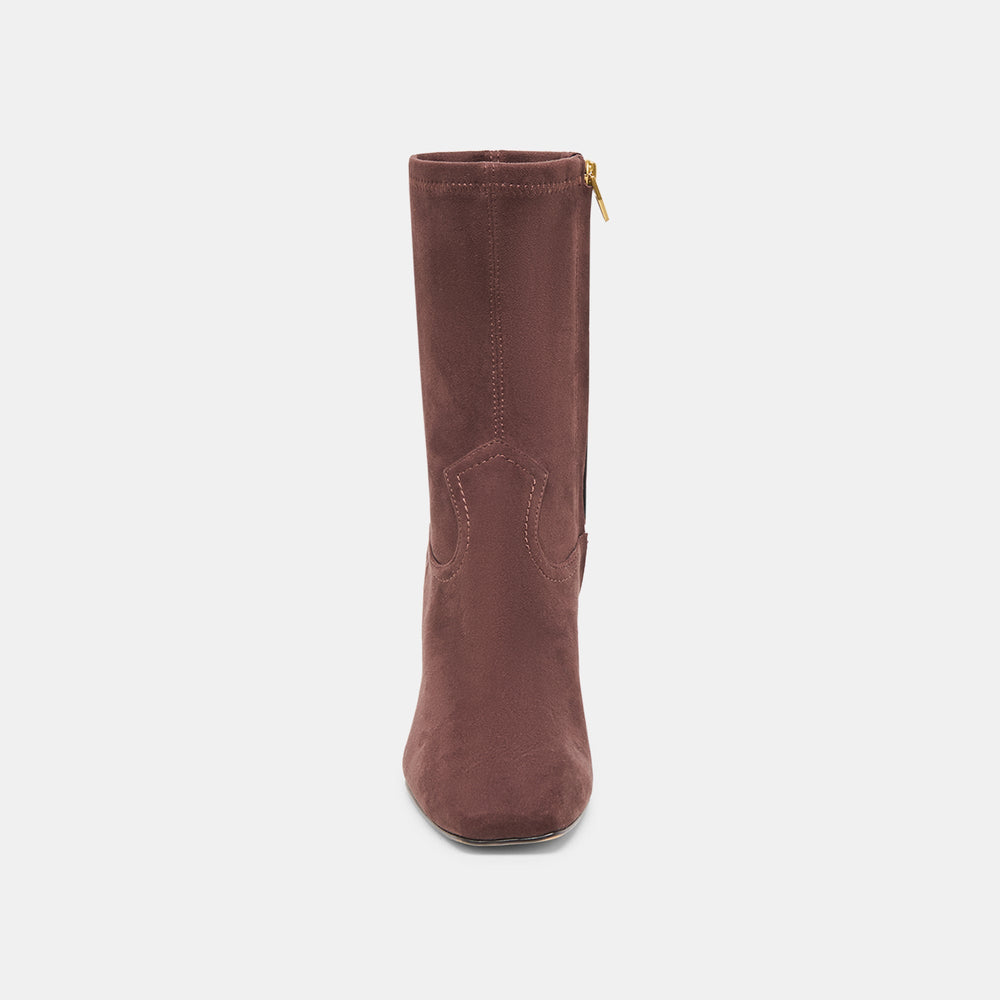 Roan Mahogany Stella Suede Boots | Women Dolce Vita