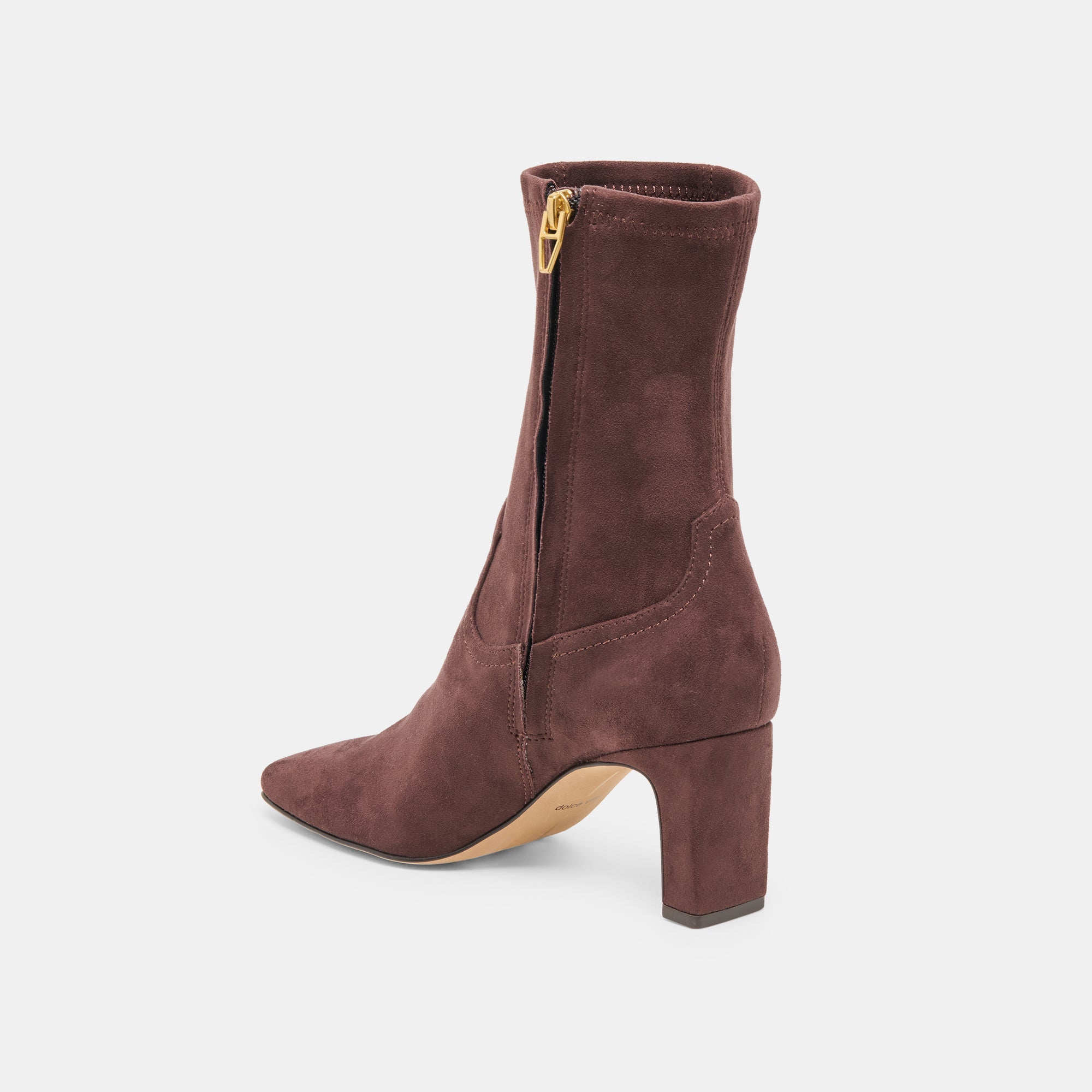 Roan Mahogany Stella Suede Boots | Women Dolce Vita