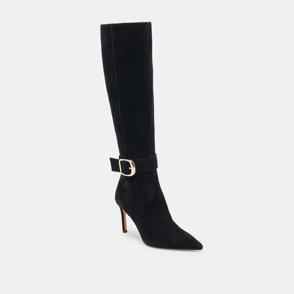 KINZY BOOTS ONYX SUEDE | Dolce Vita Women