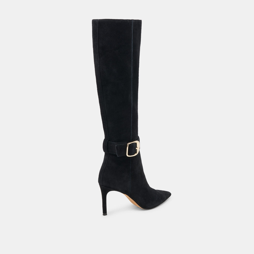 KINZY BOOTS ONYX SUEDE | Dolce Vita Women
