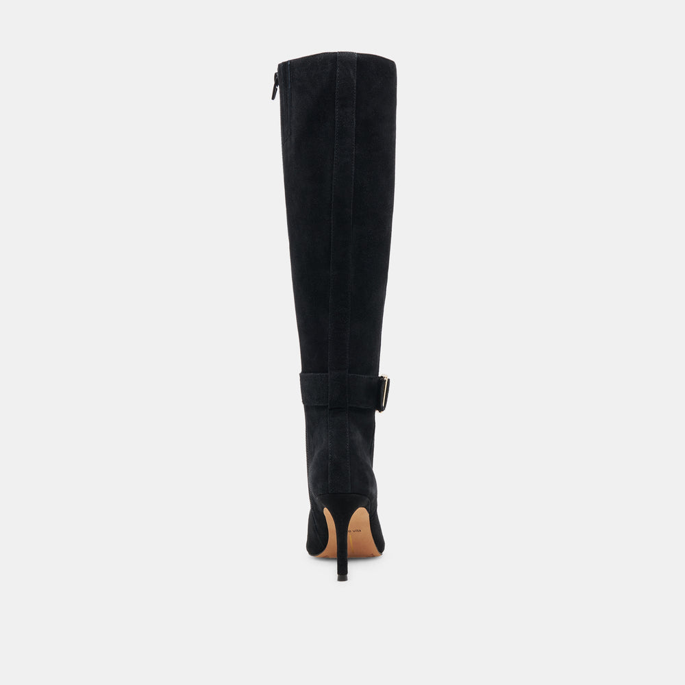 KINZY BOOTS ONYX SUEDE | Dolce Vita Women
