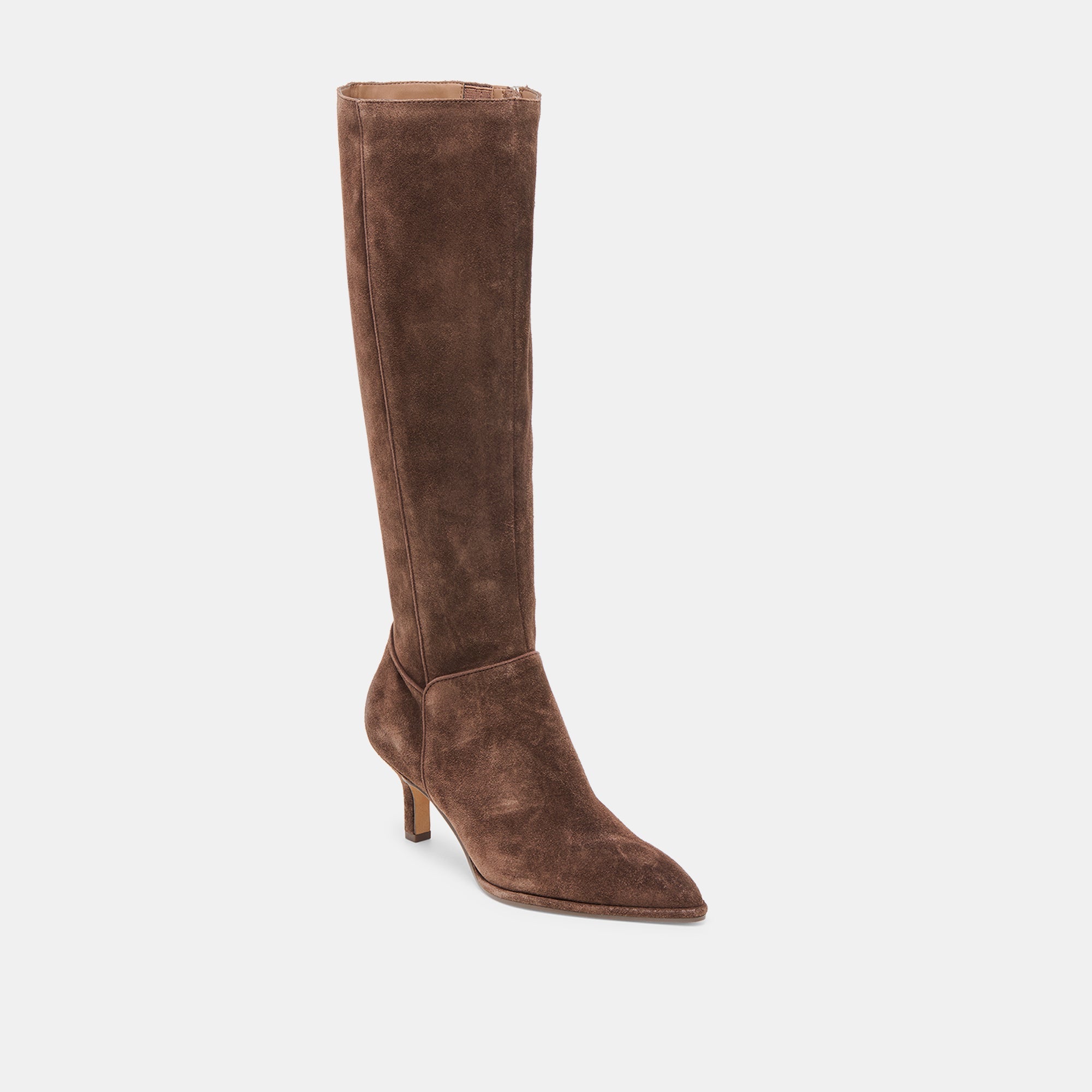 Aldy Dk Brown Suede Boots | Dolce Vita Women