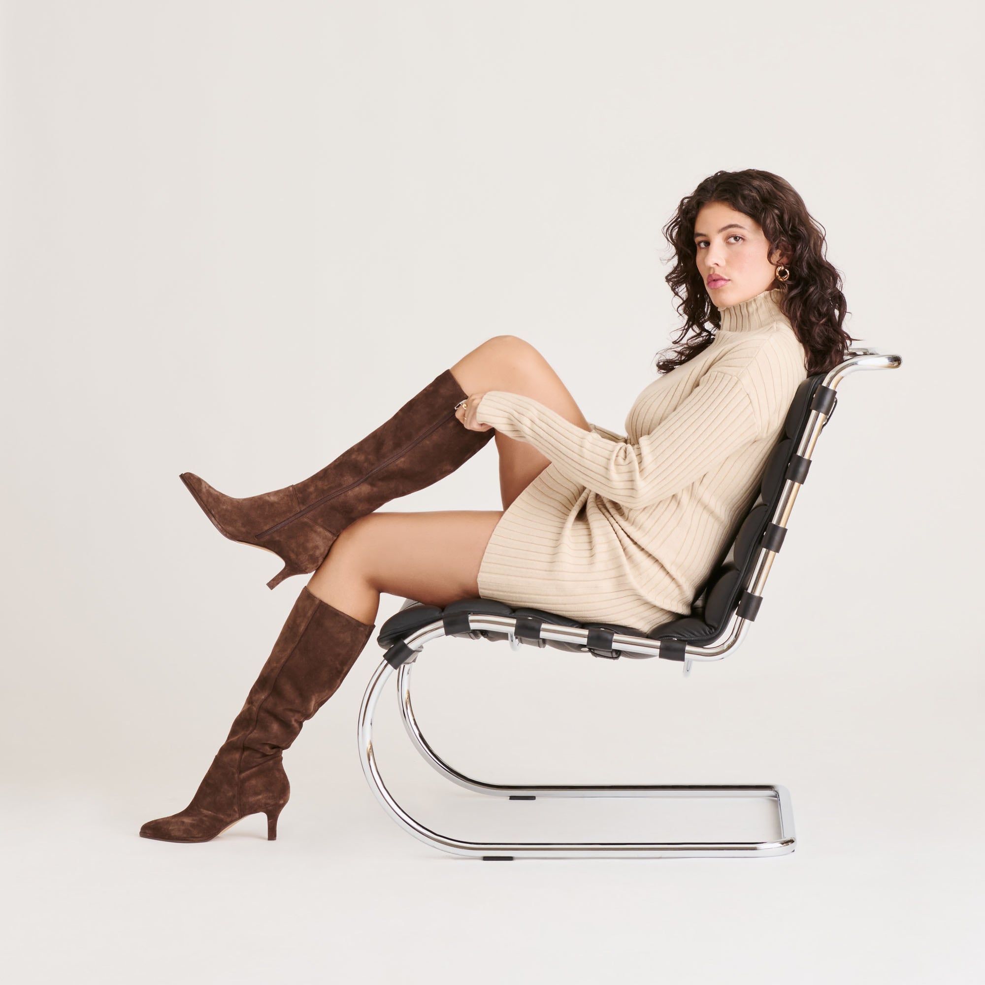 Aldy Dk Brown Suede Boots | Dolce Vita Women