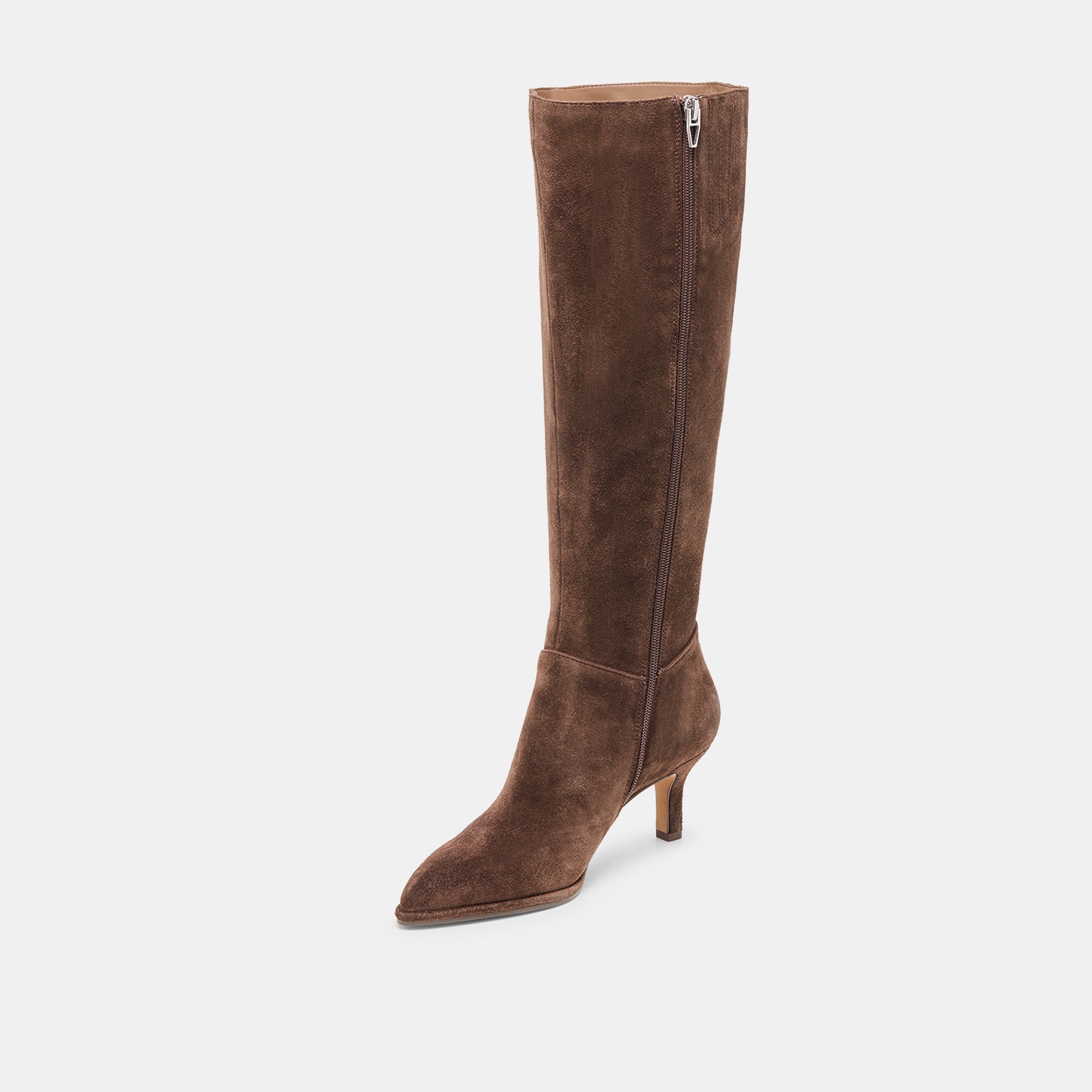 Aldy Dk Brown Suede Boots | Dolce Vita Women