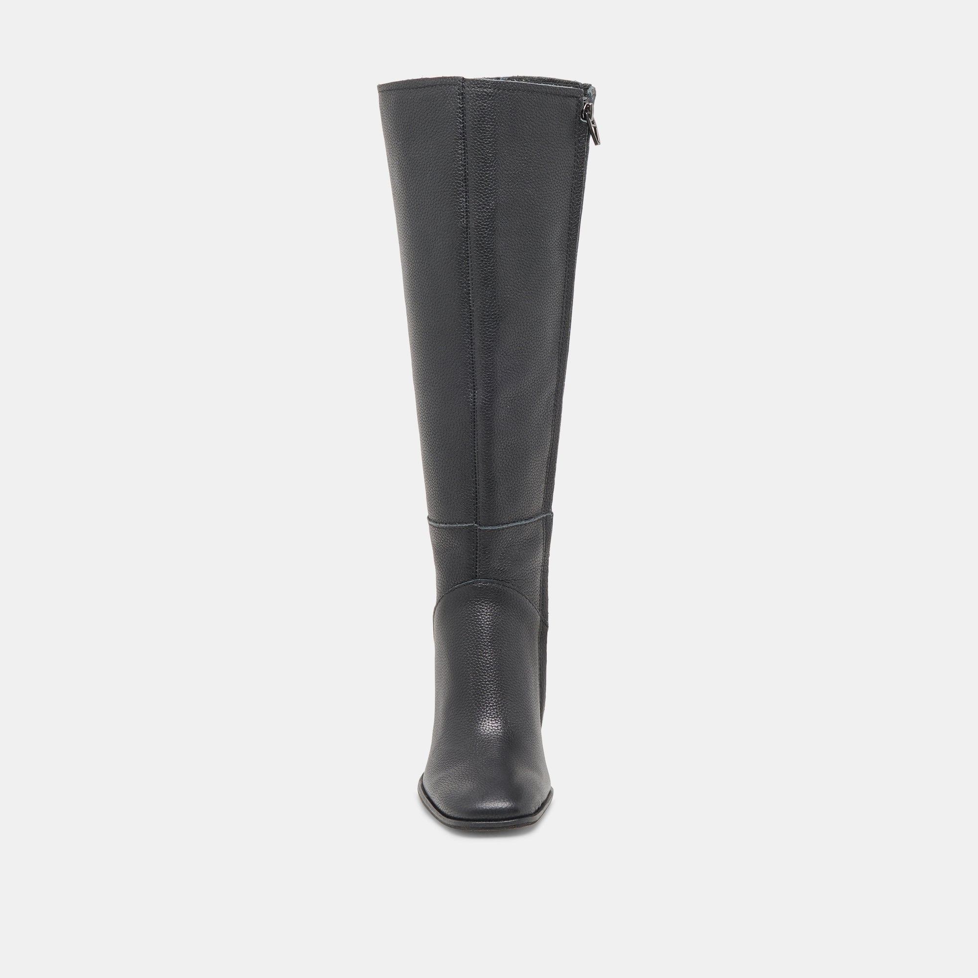 FYNN Wide Calf Boots Onyx Leather | Women Dolce Vita