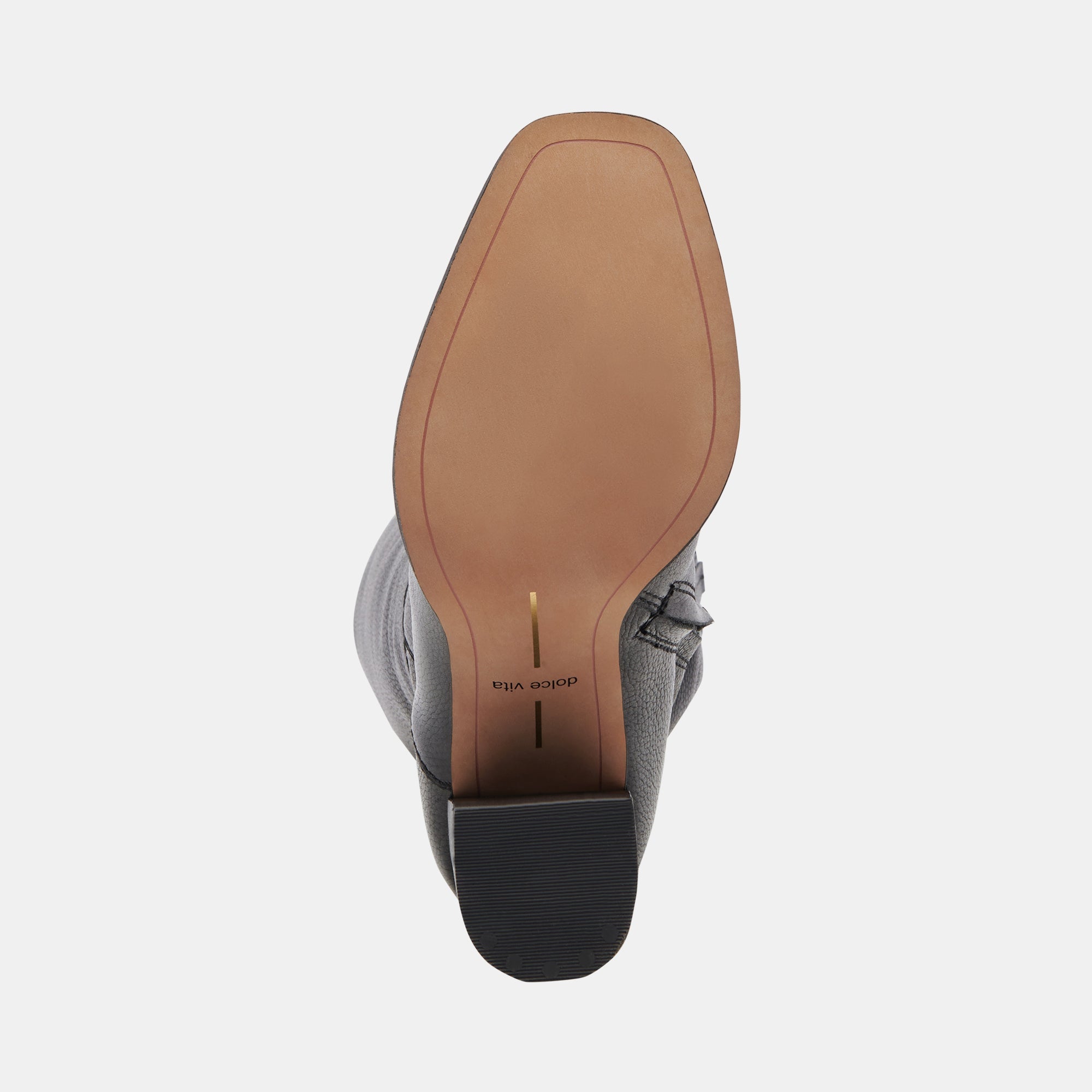 FYNN Wide Calf Boots Onyx Leather | Women Dolce Vita