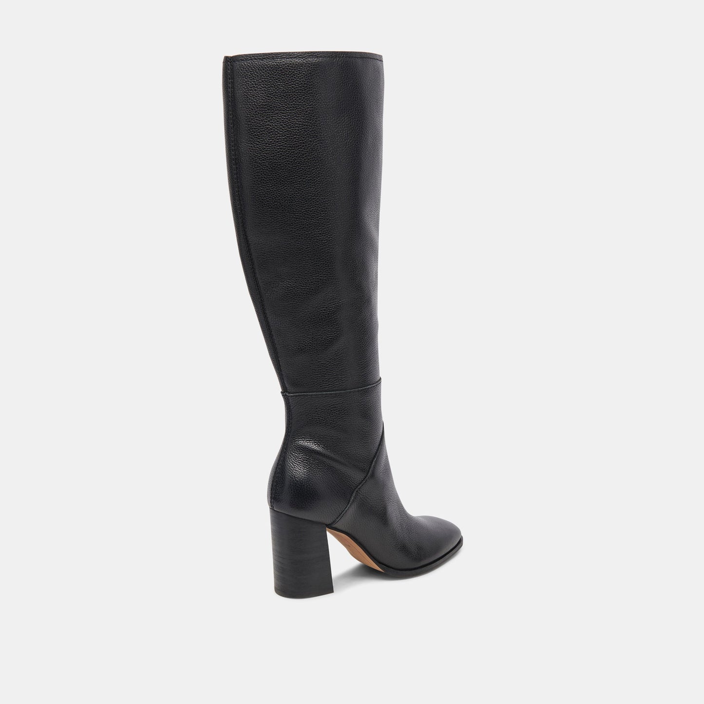 FYNN Wide Calf Boots Onyx Leather - Dolce Vita