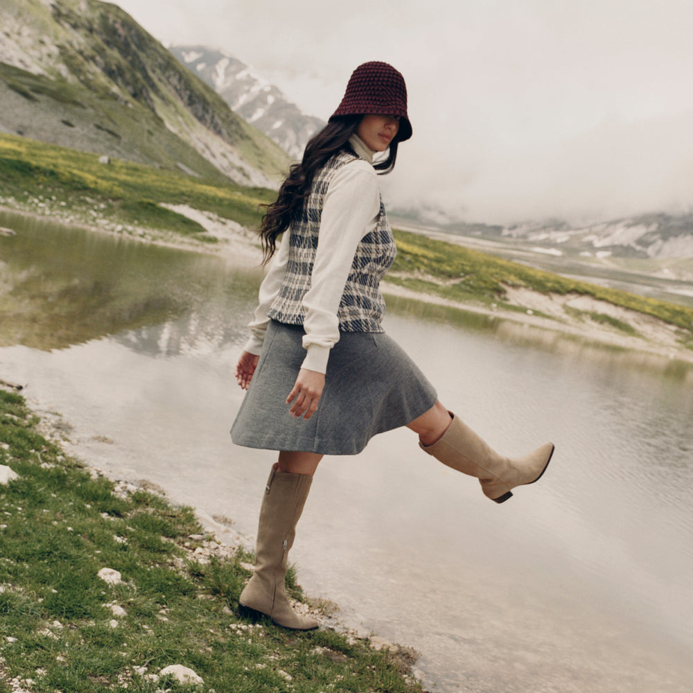 Virona H2O Waterproof Dk Taupe Suede Boots | Dolce Vita Women