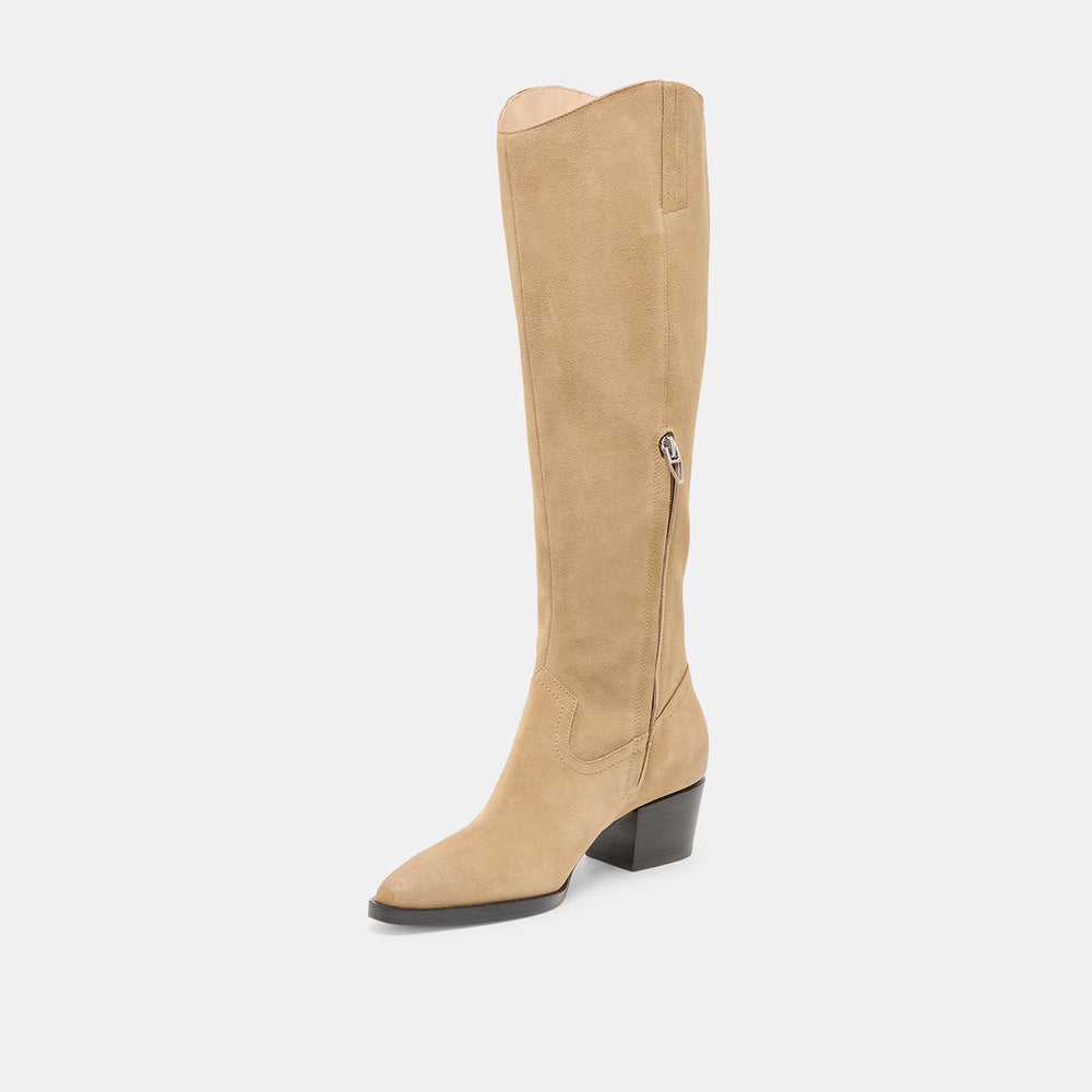 Virona H2O Waterproof Dk Taupe Suede Boots | Dolce Vita Women