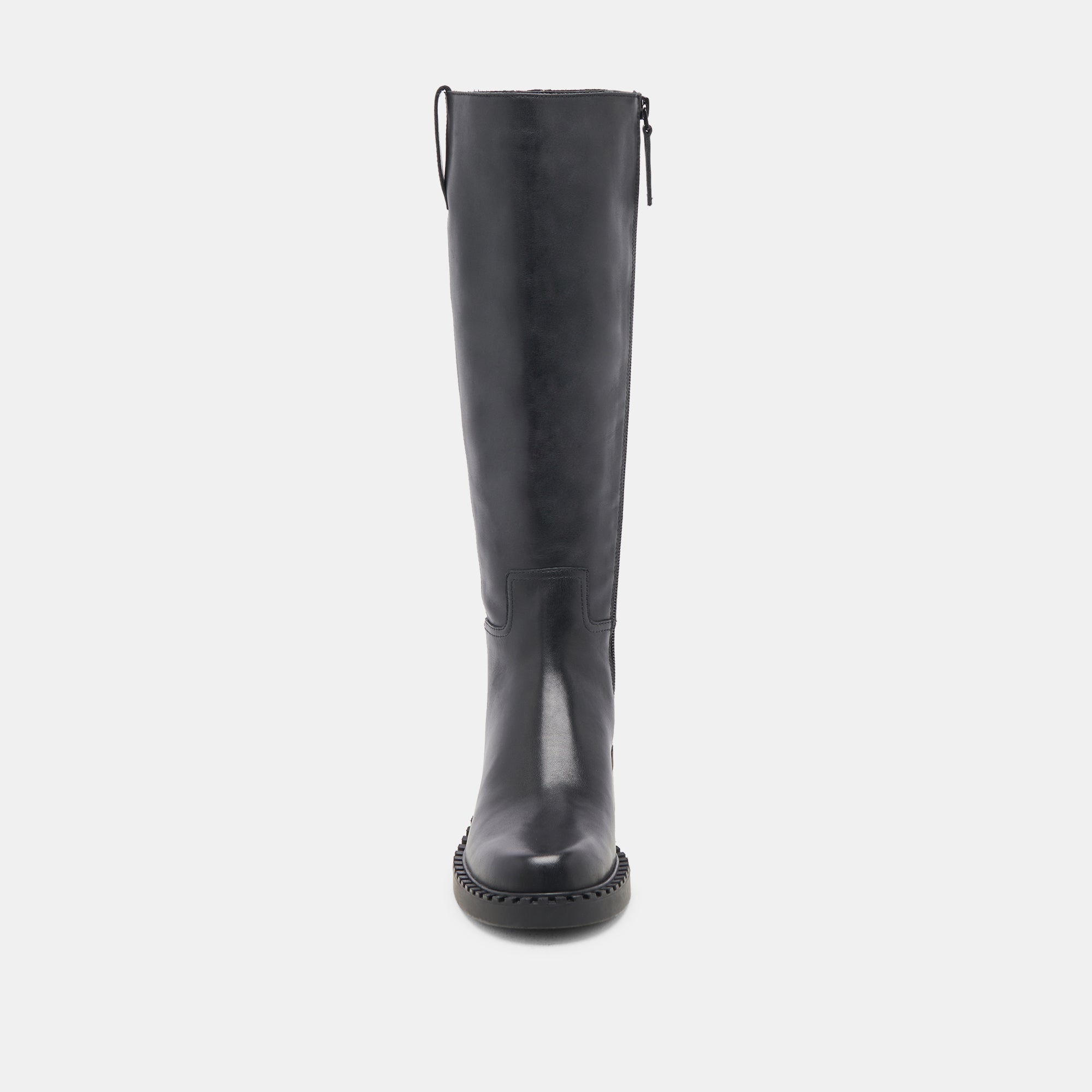 Glory H2O Waterproof Black Leather Wide Calf Boots | Dolce Vita Women