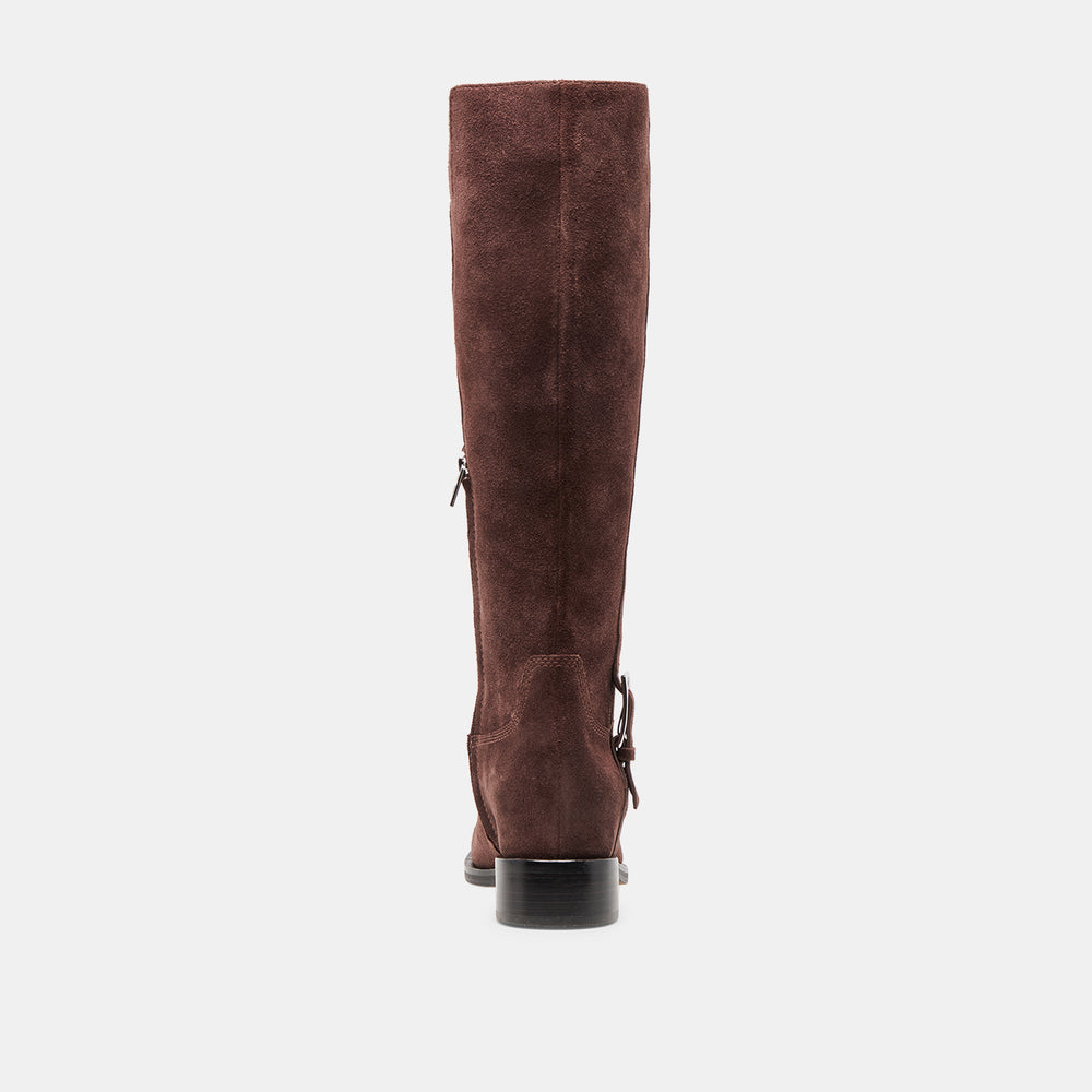 Kilian H2O Waterproof Mahogany Suede Boots | Women Dolce Vita