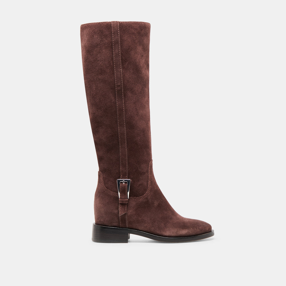 Kilian H2O Waterproof Mahogany Suede Boots | Women Dolce Vita