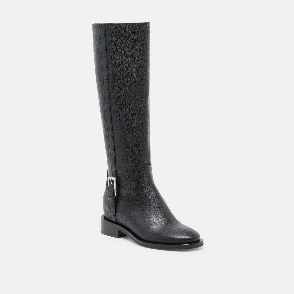Kilian H2O Waterproof Black Leather Boots | Dolce Vita Women