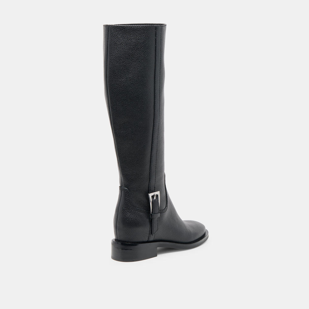 Kilian H2O Waterproof Black Leather Boots | Dolce Vita Women