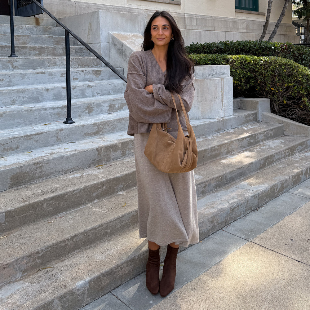 Anika Dk Brown Stella Suede Boots | Women Dolce Vita