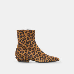 Joanie Leopard Printed Suede Booties | Dolce Vita Women