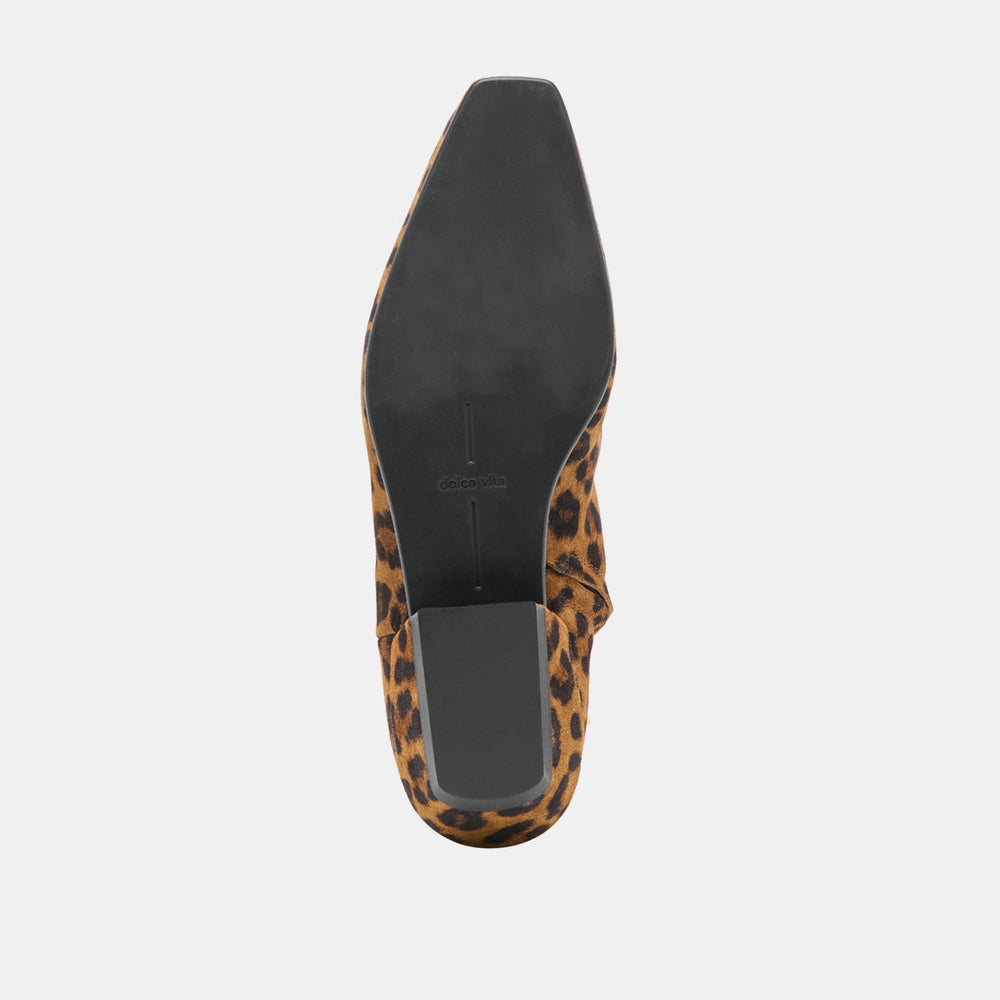 Joanie Leopard Printed Suede Booties | Dolce Vita Women