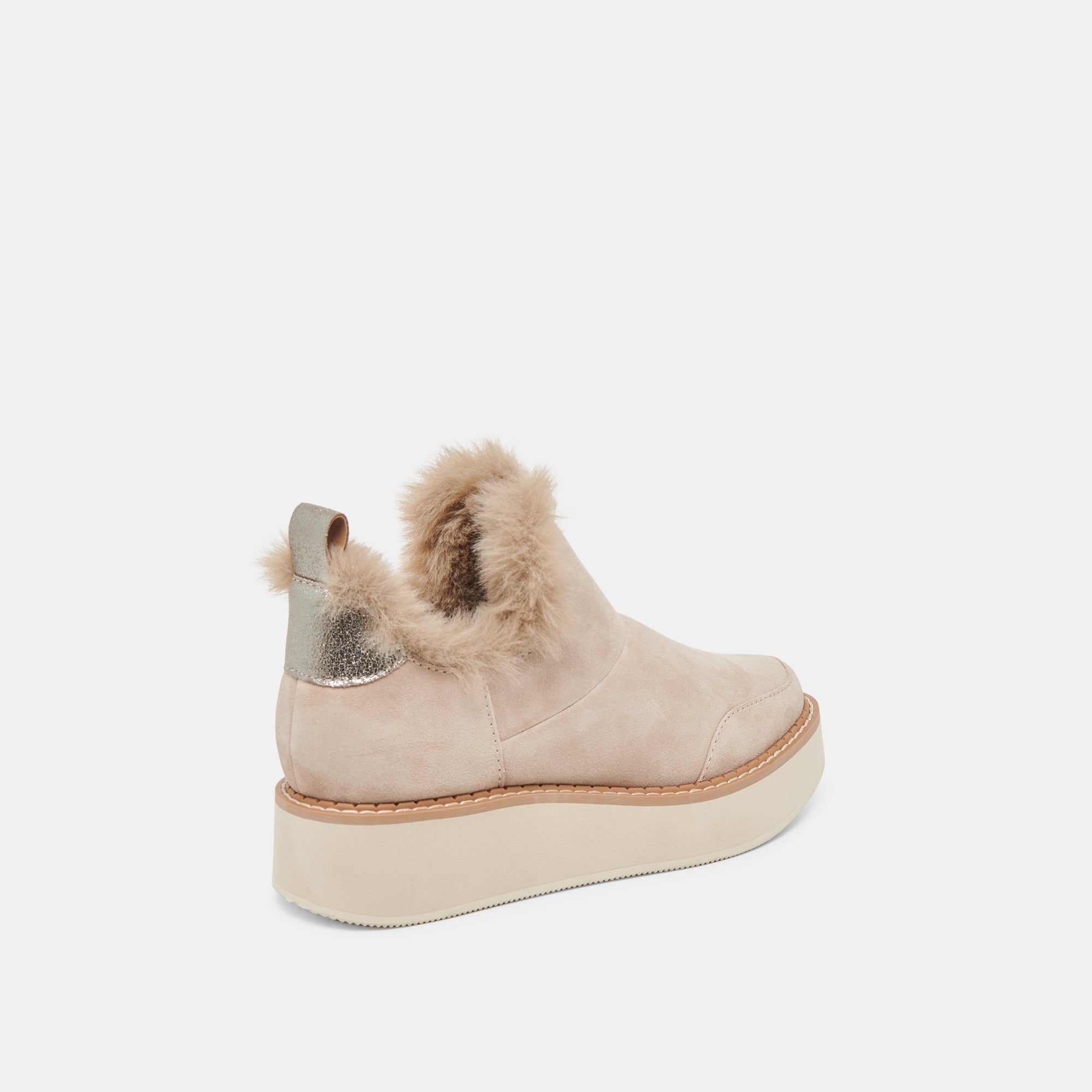 ARDY PLUSH H2O BOOTIES TAUPE SUEDE | Women Dolce Vita