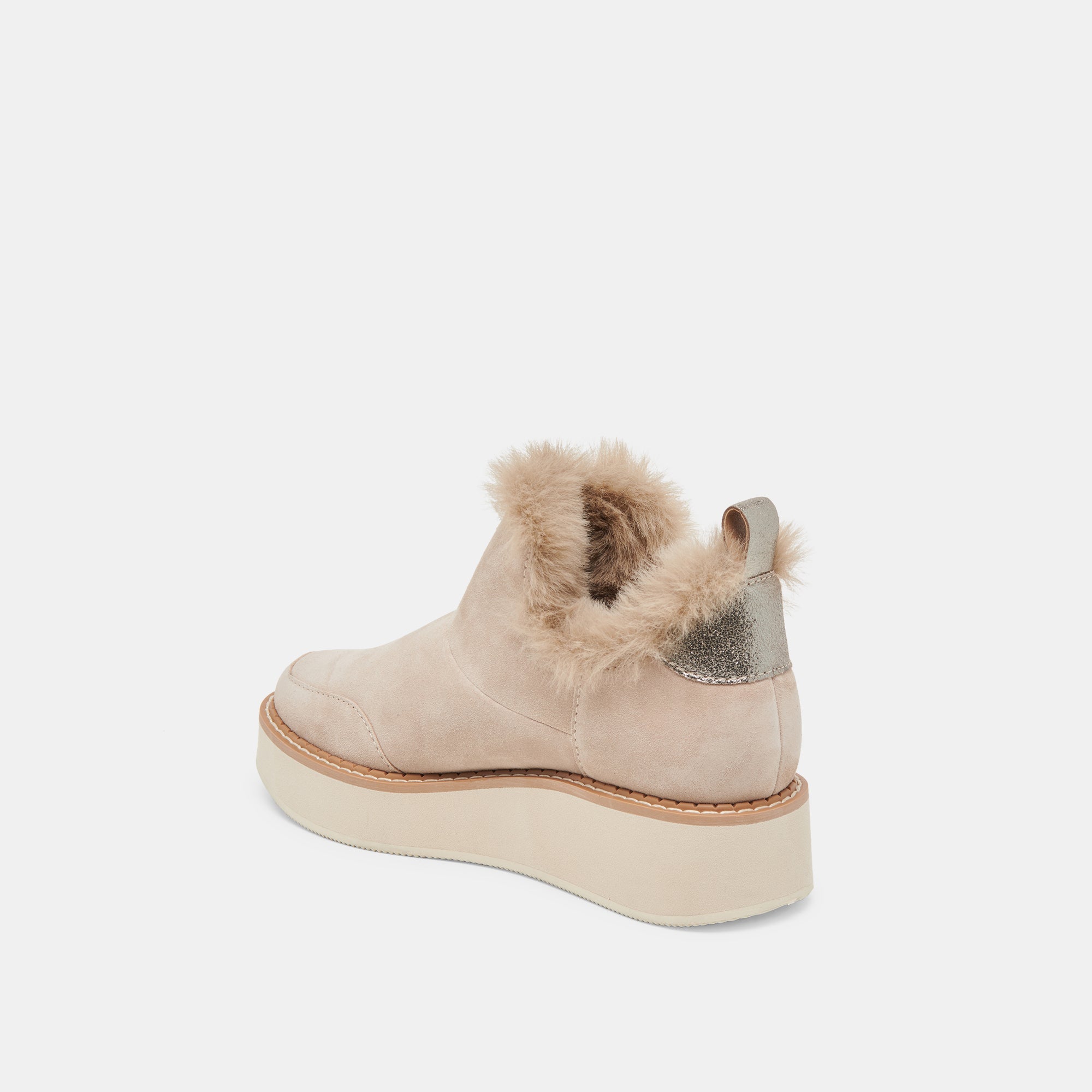 ARDY PLUSH H2O BOOTIES TAUPE SUEDE | Women Dolce Vita