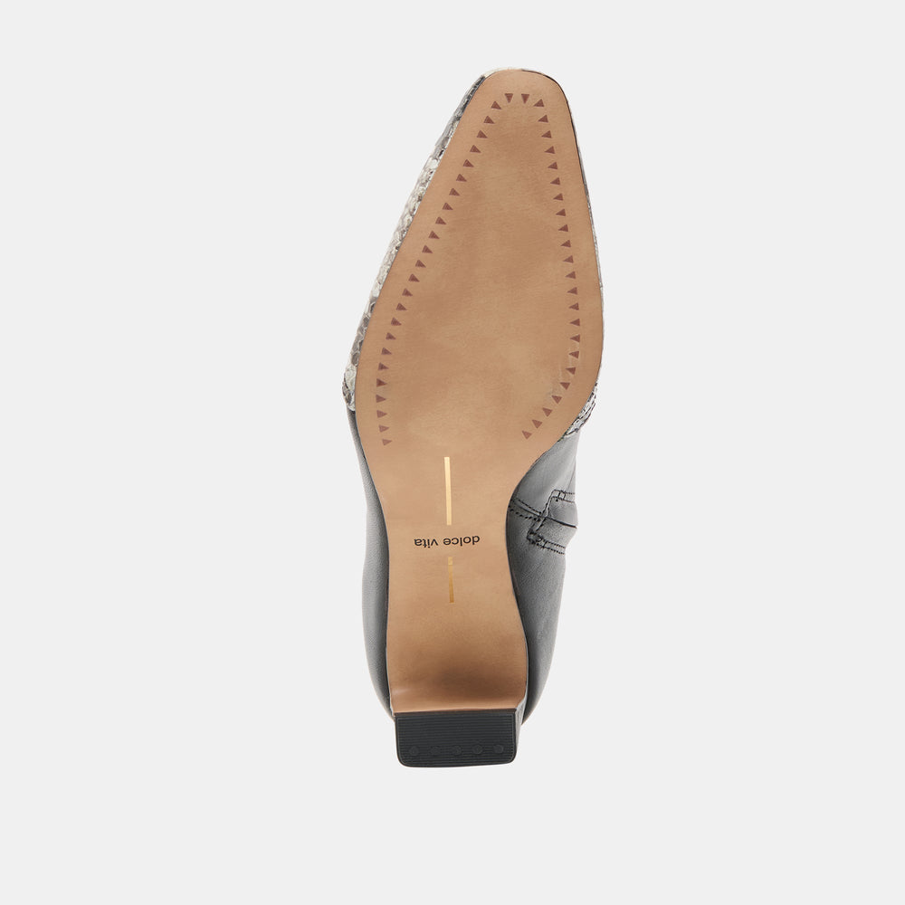 Anika Black Multi Leather Boots | Dolce Vita Women