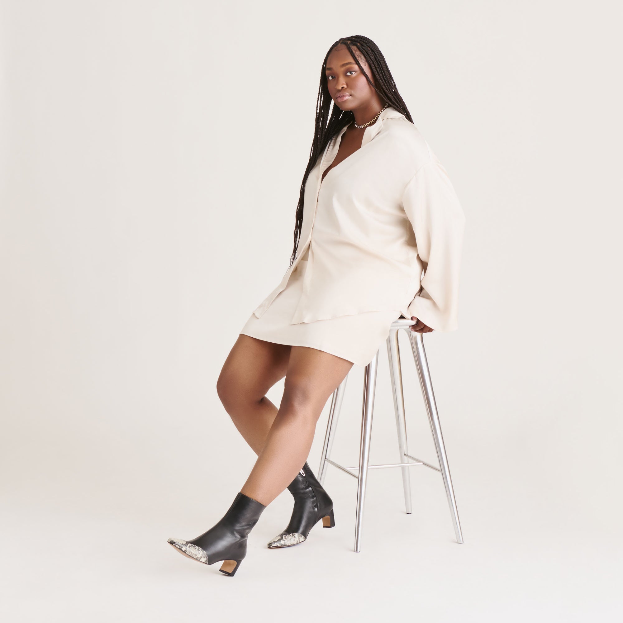 Anika Black Multi Leather Boots | Dolce Vita Women
