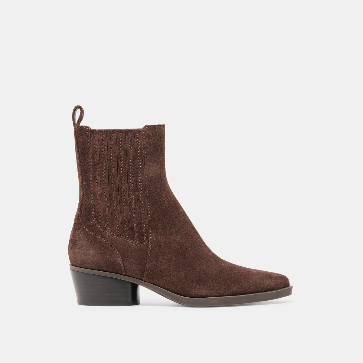Faint H2O Waterproof Dk Brown Suede Booties | Dolce Vita Women