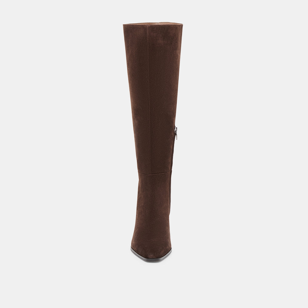 Emmi Dk Brown Suede Boots | Dolce Vita Women