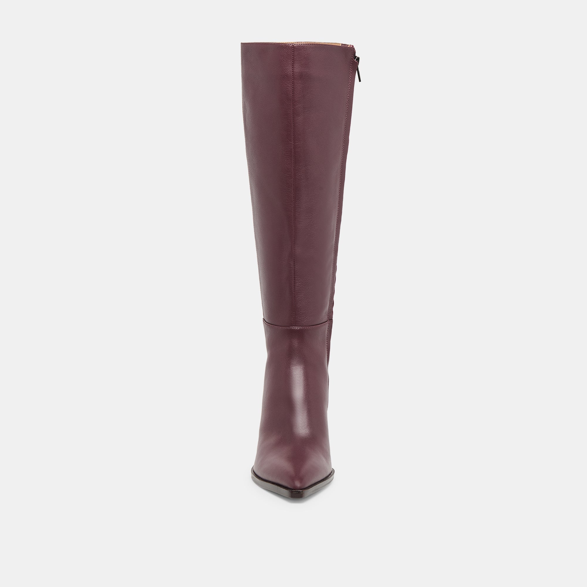 Auggie Wine Leather Wide Calf Boots | Dolce Vita Women