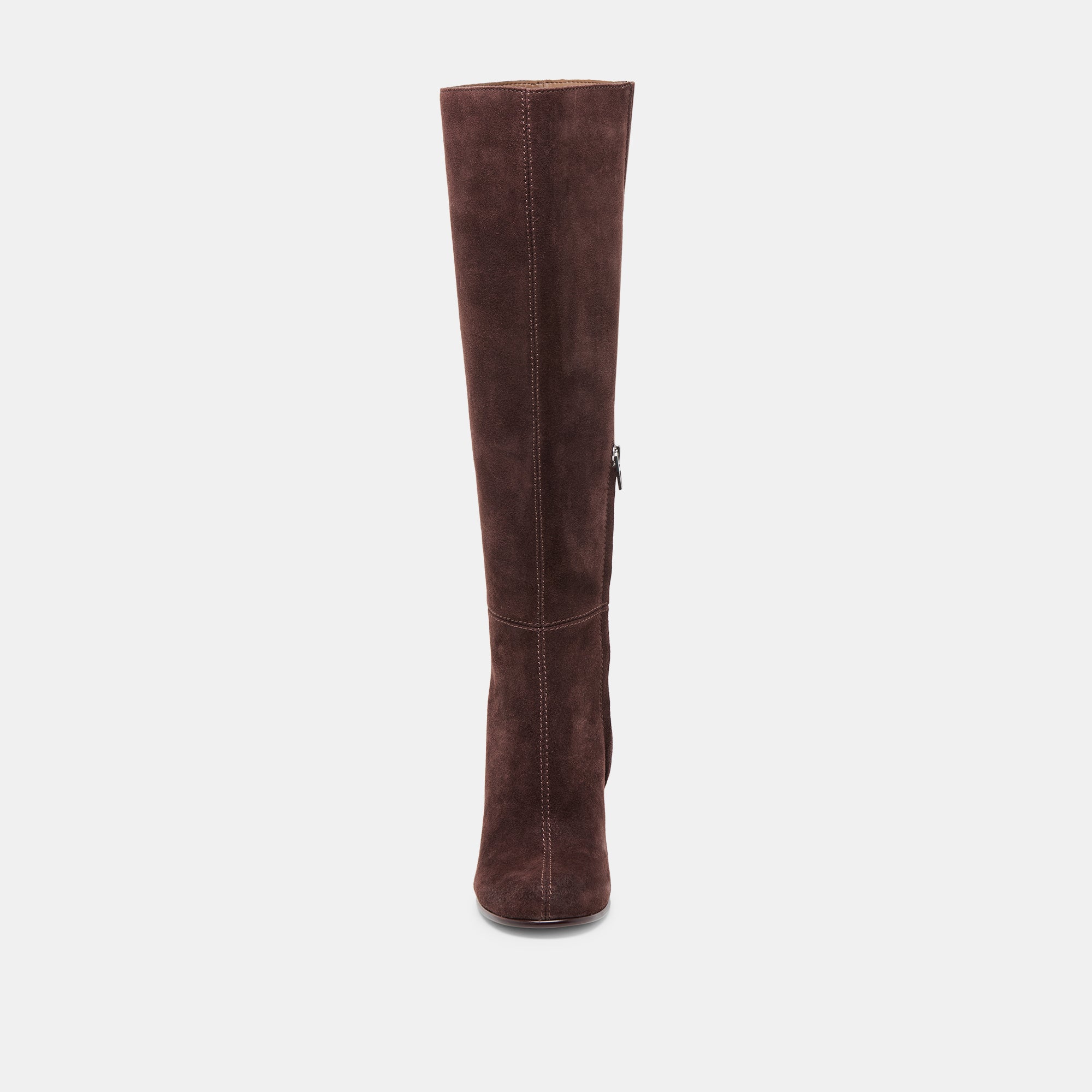 Hudsin Mahogany Suede Boots | Women Dolce Vita