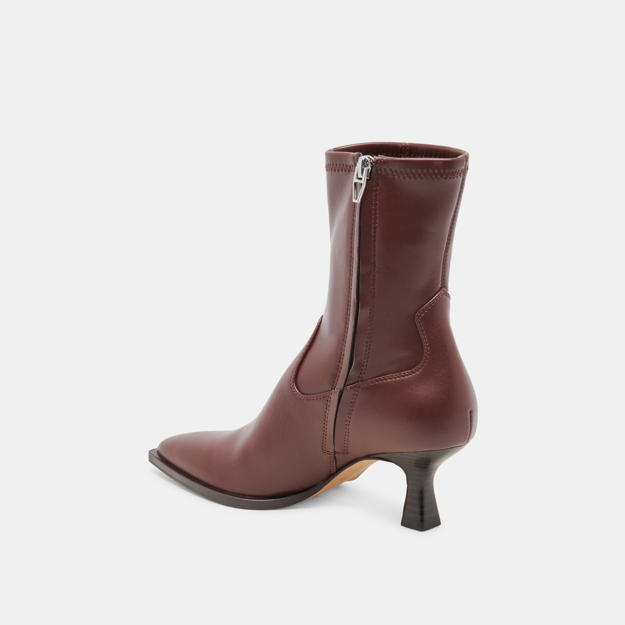 ARYA WIDE CALF BOOTS CHOCOLATE LEATHER | Women Dolce Vita
