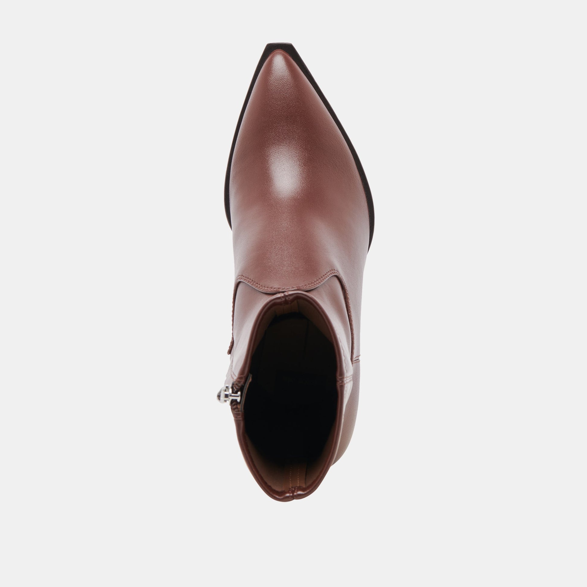 ARYA WIDE CALF BOOTS CHOCOLATE LEATHER - Dolce Vita