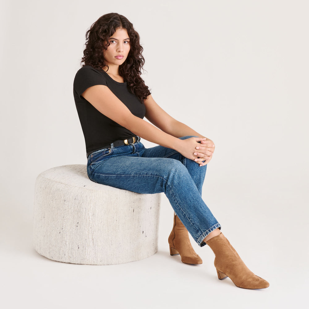 Anika Lt Brown Stella Suede Boots | Women Dolce Vita