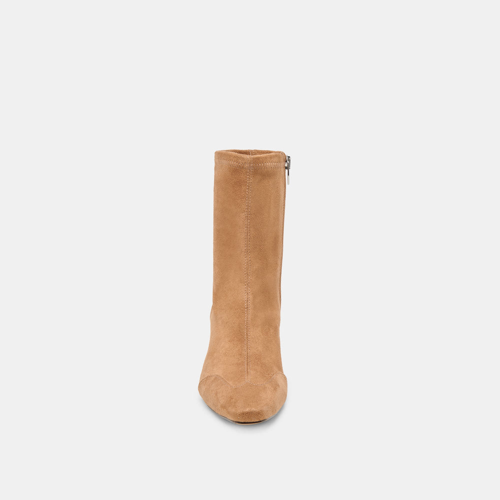 Anika Lt Brown Stella Suede Boots | Women Dolce Vita