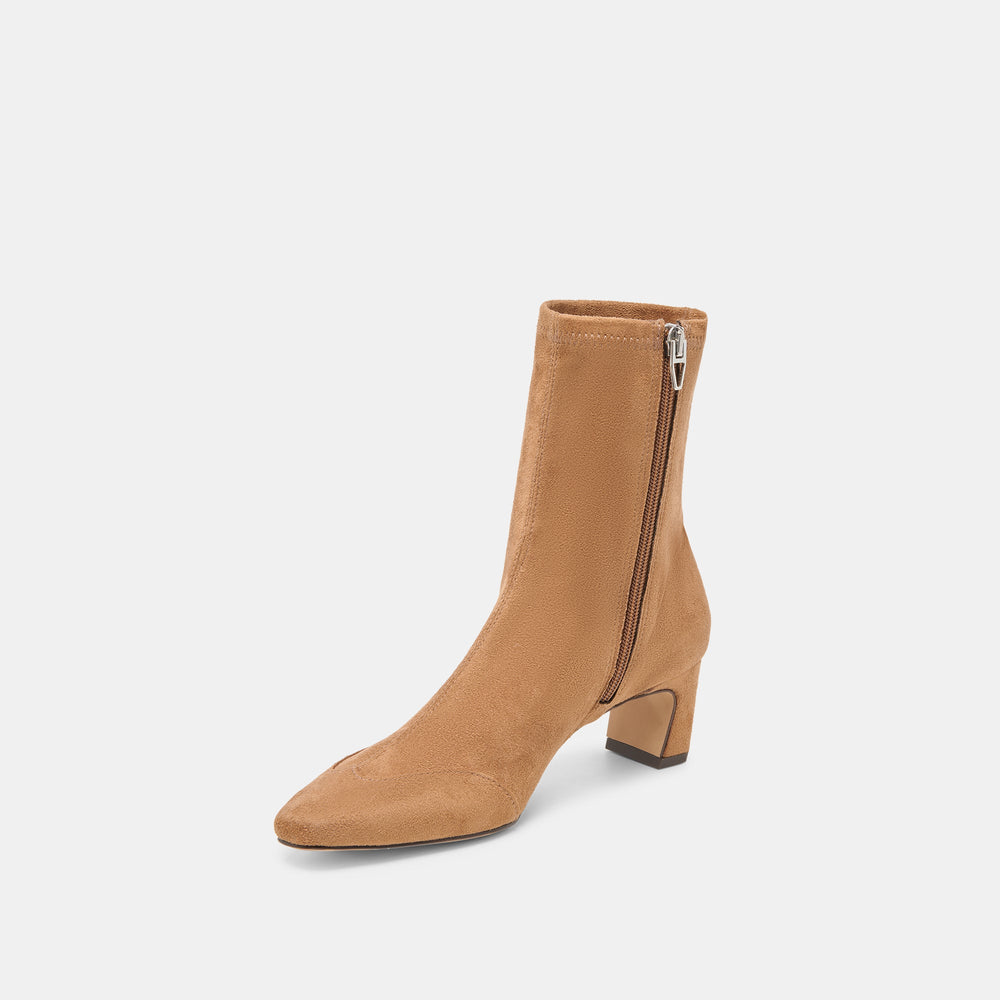Anika Lt Brown Stella Suede Boots | Women Dolce Vita