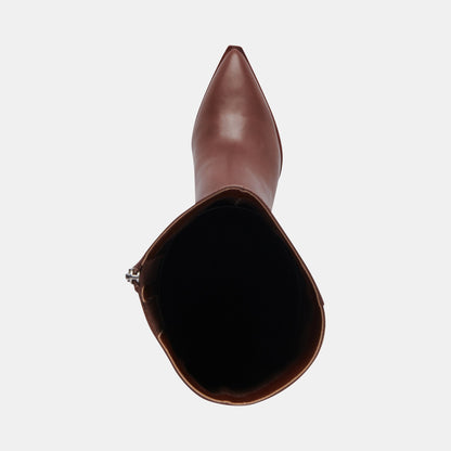 Auggie Extra Wide Calf Chocolate Boots - Dolce Vita