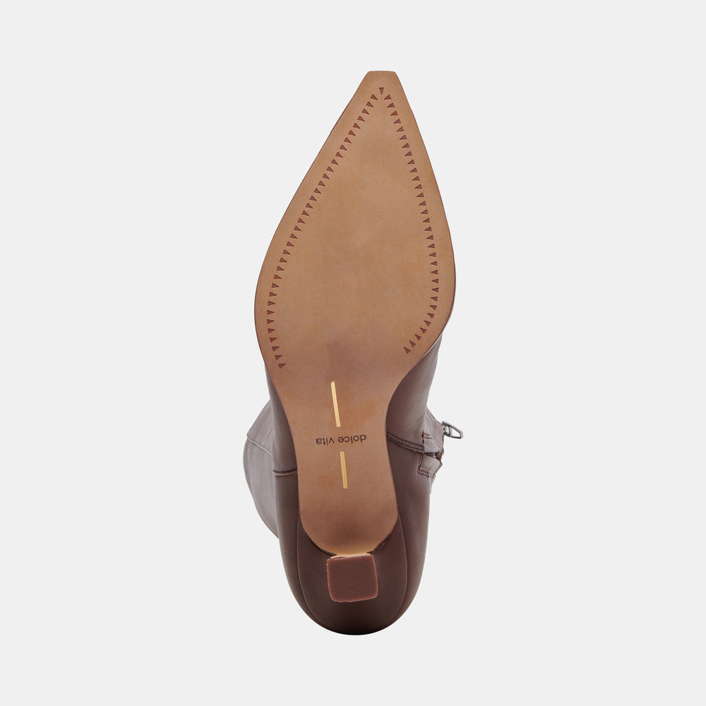 Auggie Extra Wide Calf Chocolate Boots | Women Dolce Vita