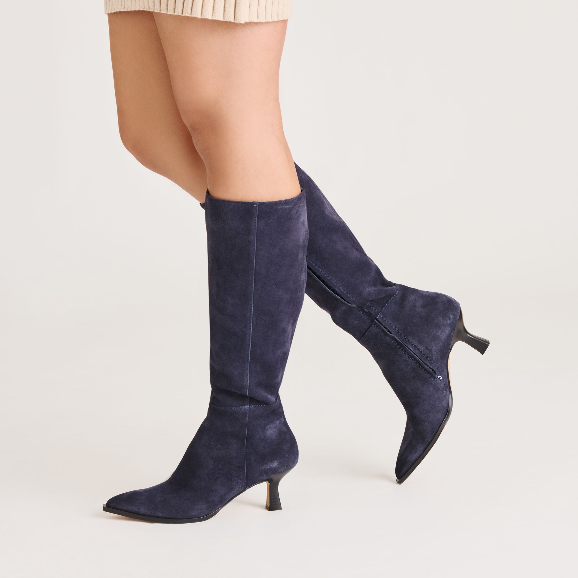 Auggie Navy Suede Boots | Dolce Vita Women