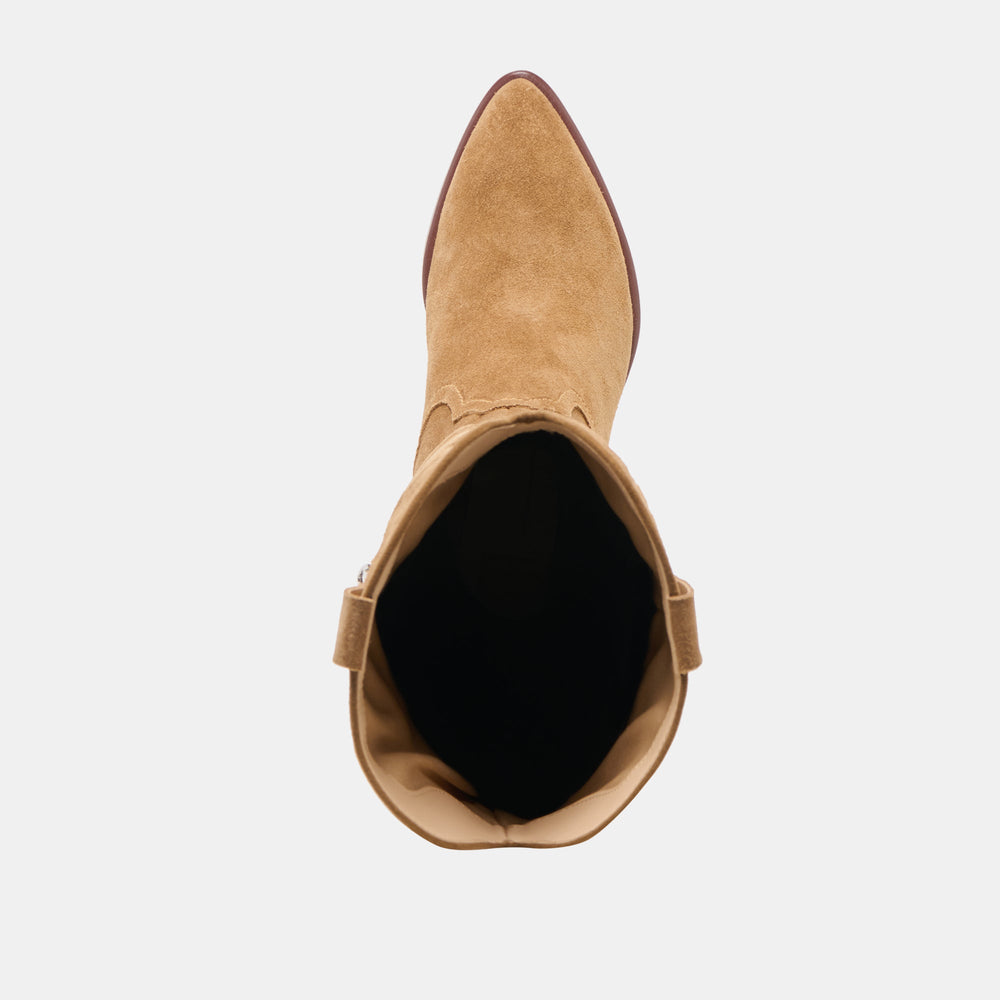 Mirla Lt Brown Suede Boots | Dolce Vita Women