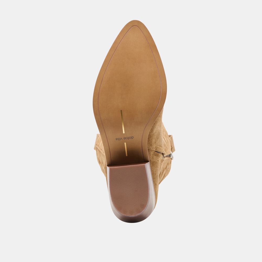 Mirla Lt Brown Suede Boots | Dolce Vita Women